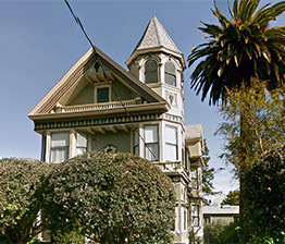 Historic house on Beulah Street, San Francisco